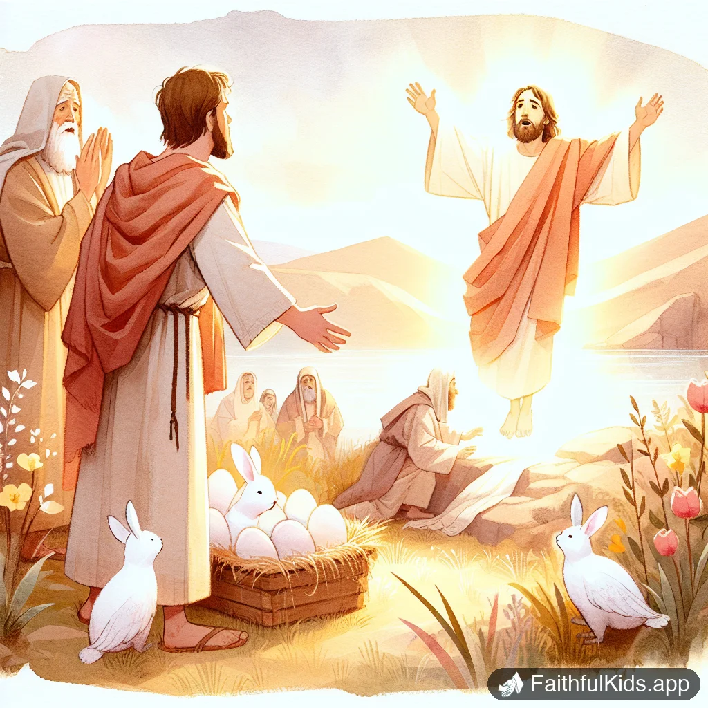 Peter is Restored for Kids: Bible Story Explained Simply - Key Moment Illustration