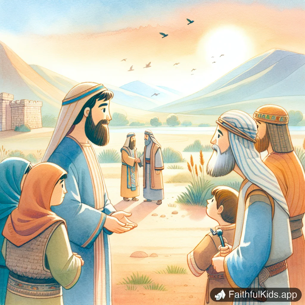 Illustration from Ruth a Story of Loyalty for Kids: Bible Story Explained Simply