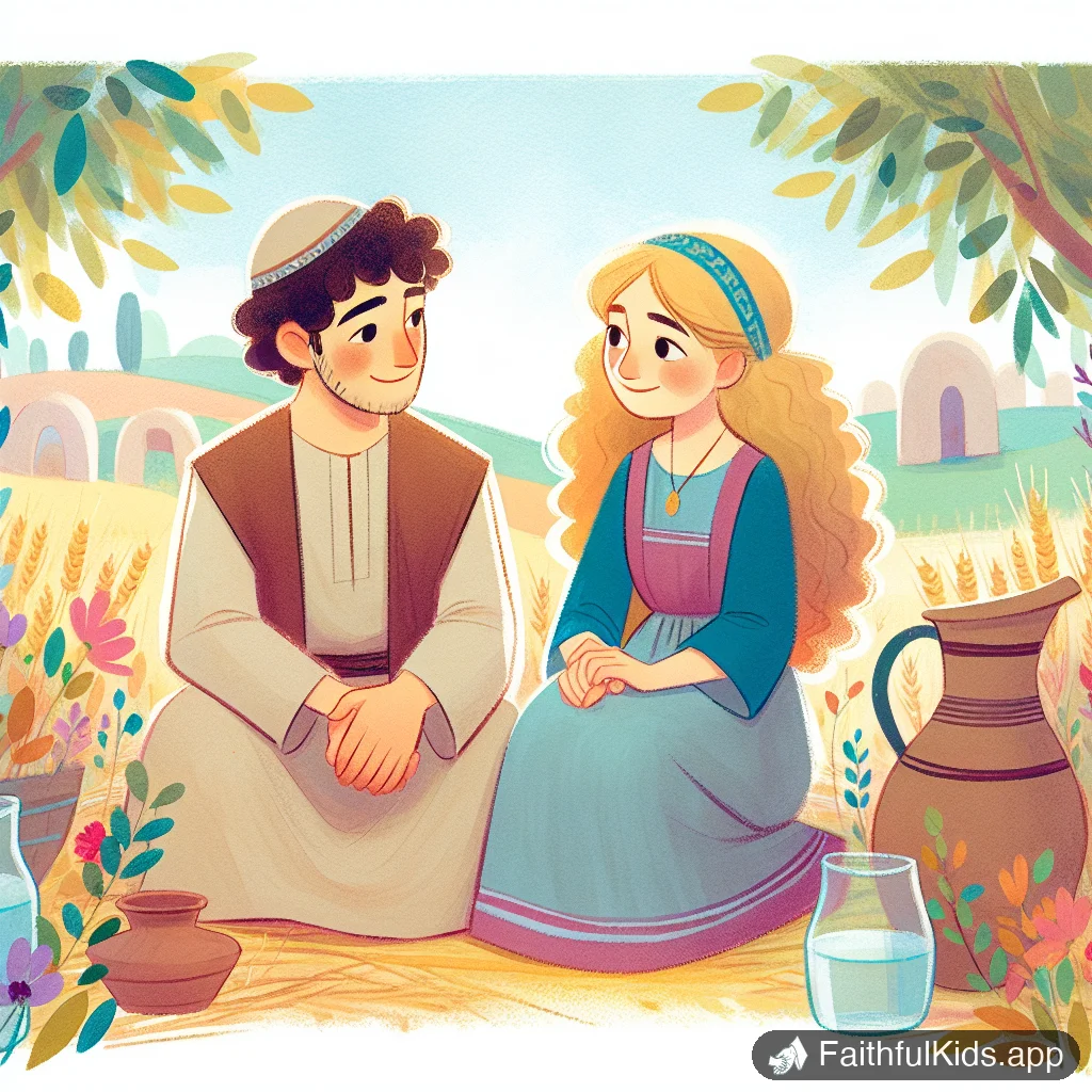 Illustration from Ruth and Boaz for Kids: Bible Story Explained Simply