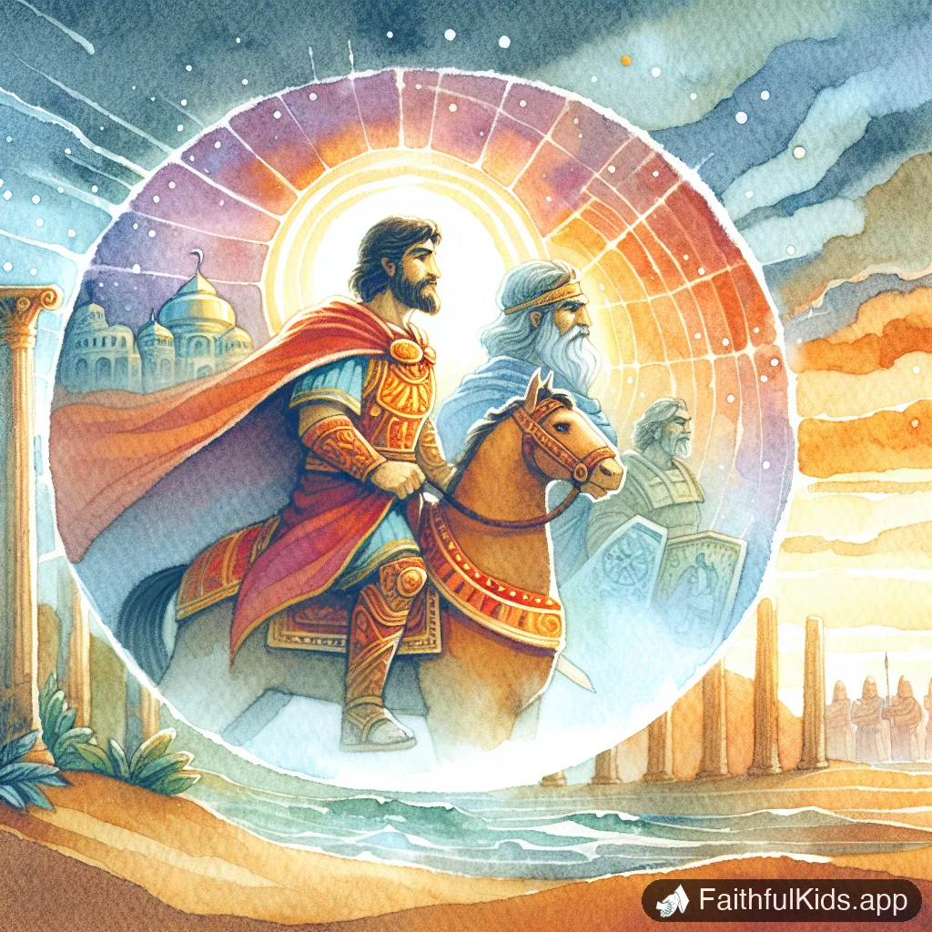 Samson Strongest Man Alive for Kids: Bible Story Explained Simply - Key Moment Illustration