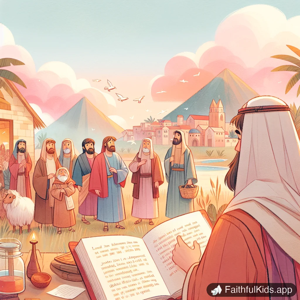 Illustration from Saul Meets Jesus for Kids: Bible Story Explained Simply