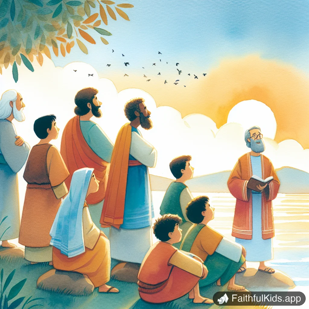 Saul the First King for Kids: Bible Story Explained Simply - Key Moment Illustration