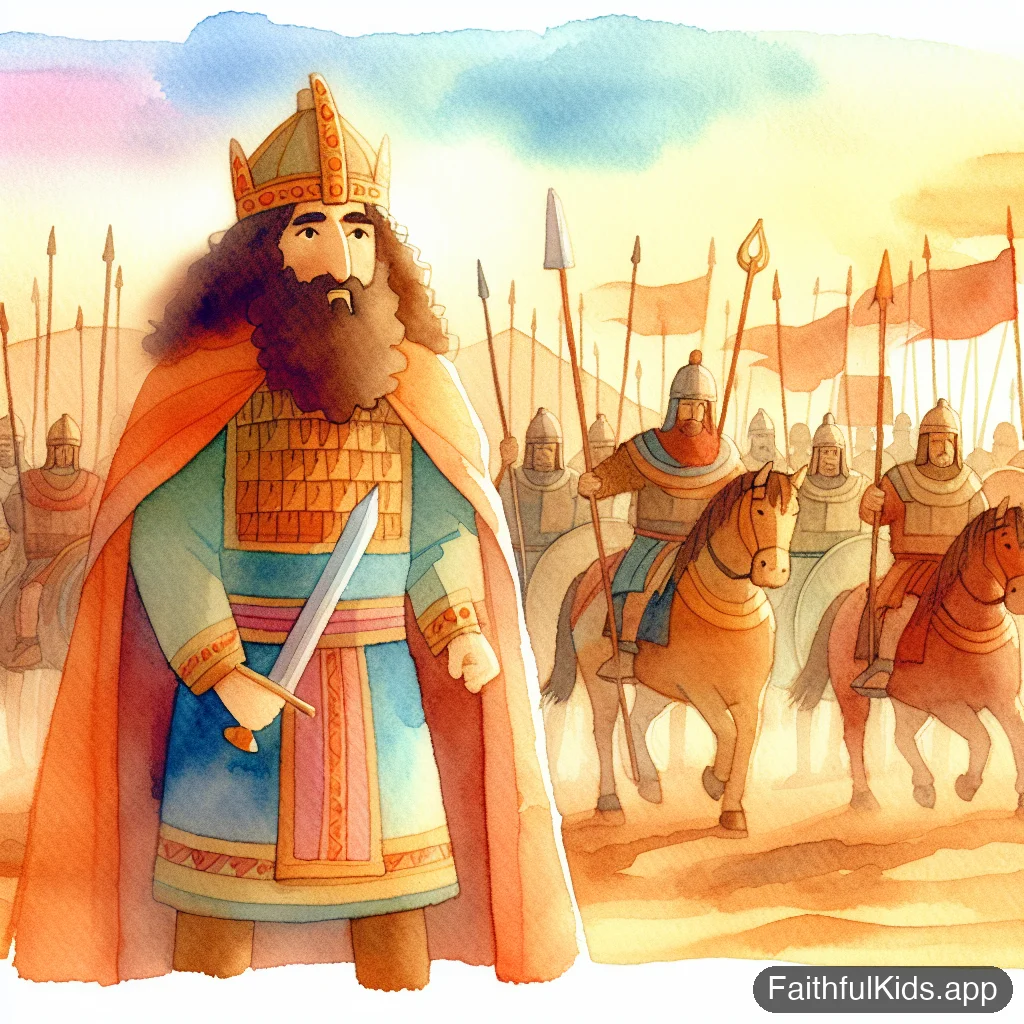 Illustration from Sauls Disobedience for Kids: Bible Story Explained Simply