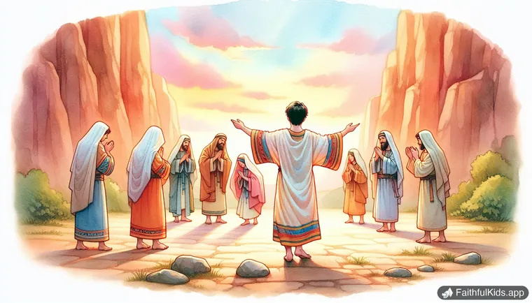 King David's Reign: illustration from Dancing Before the Lord