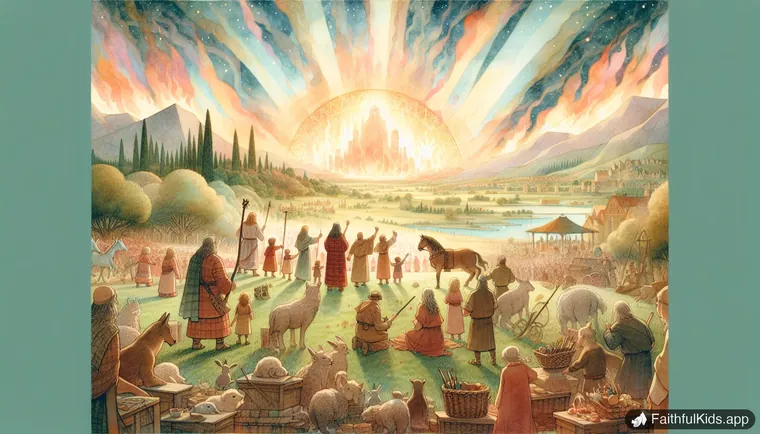 Judges and Ruth: illustration from The Cycle Begins