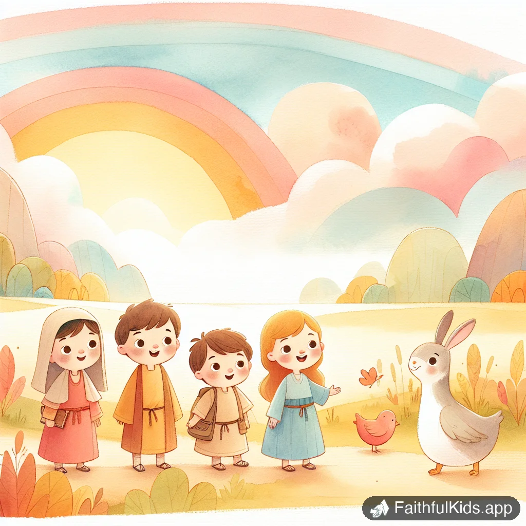 Illustration from Solomons Wise Judgment for Kids: Bible Story Explained Simply