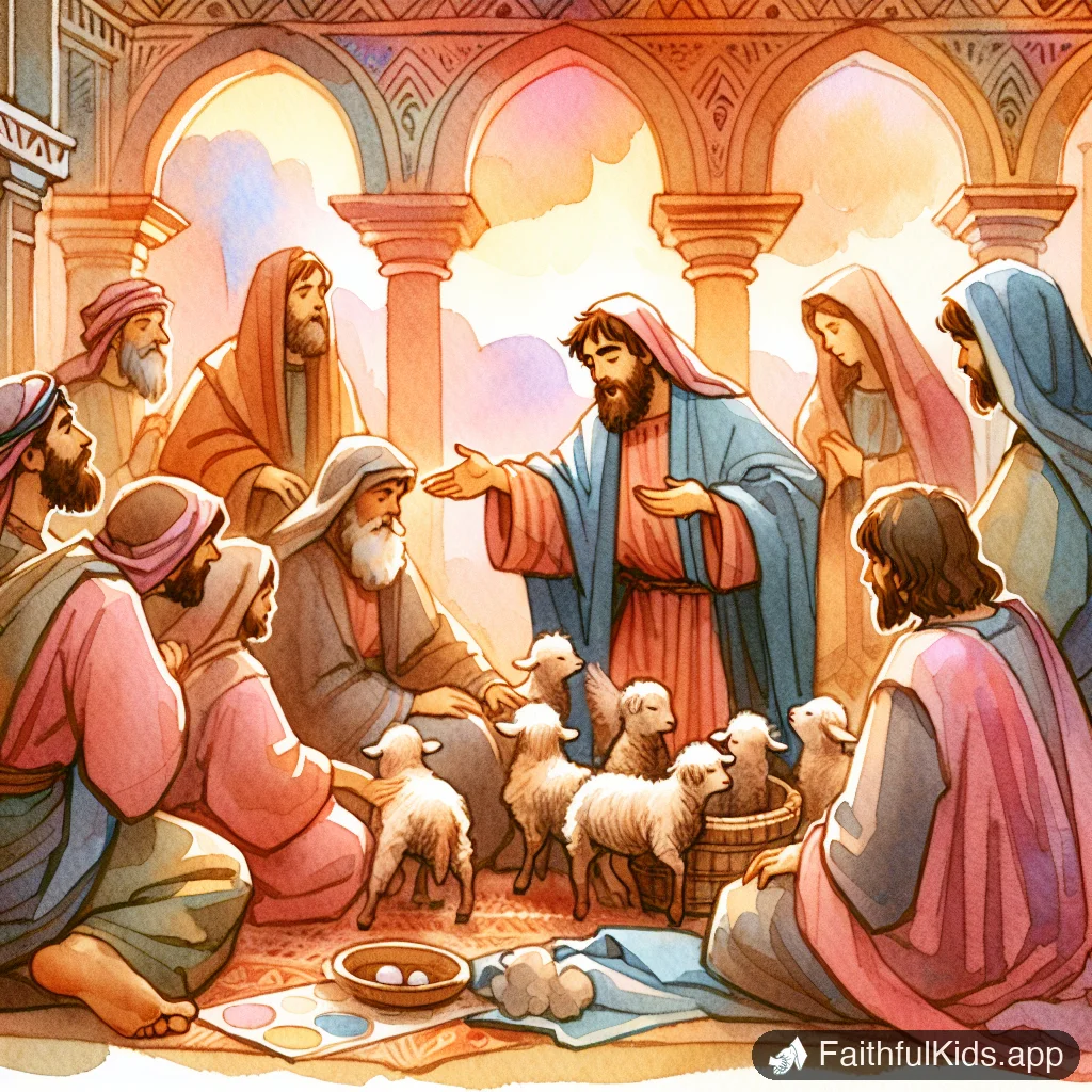 Illustration from Stephen the First Martyr for Kids: Bible Story Explained Simply