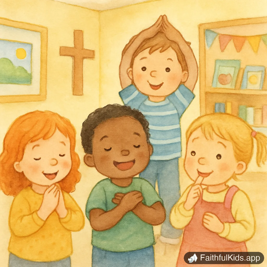 10 Sunday School Lessons for Preschoolers (Ages 3-5) - Key Moment Illustration