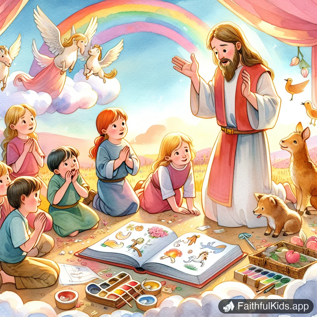 Taming the Tongue for Kids: Bible Story Explained Simply - Key Moment Illustration