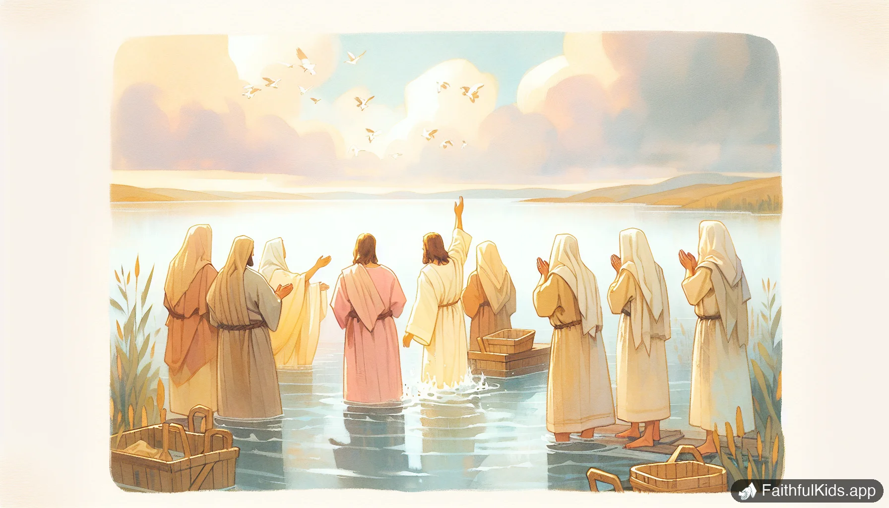 The Baptism of Jesus for Kids: Bible Story Explained Simply