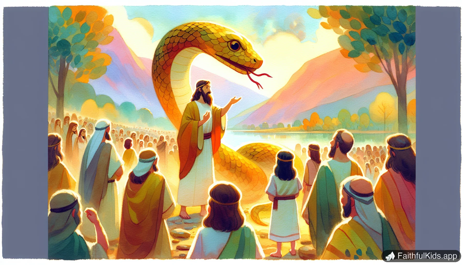 The Bronze Serpent for Kids: Bible Story Explained Simply