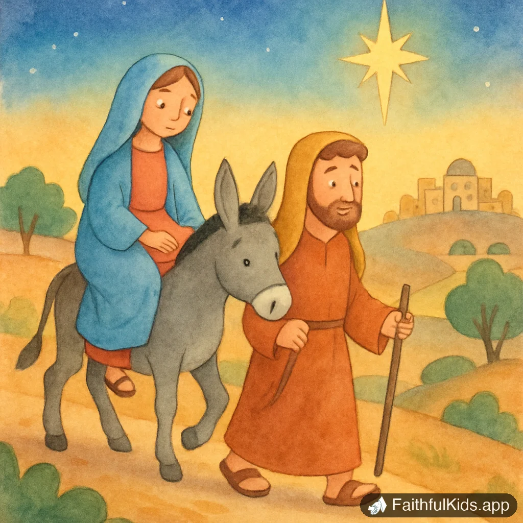 Illustration from The Christmas Story for Kids: A Read-Aloud Retelling