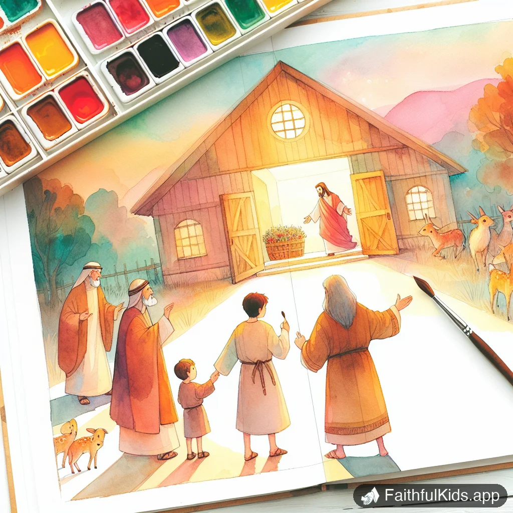 Illustration from The Church is Born for Kids: Bible Story Explained Simply