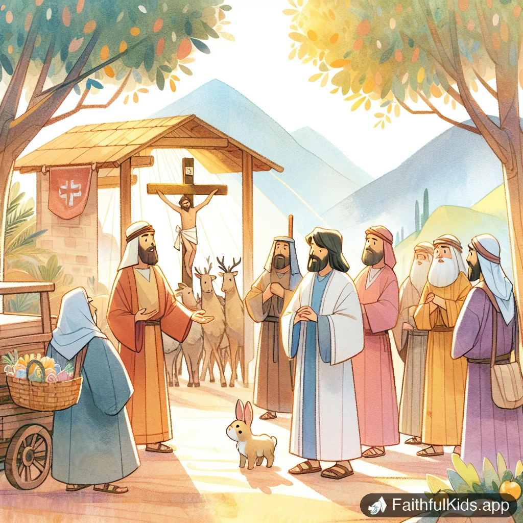 Illustration from The Cross for Kids: Bible Story Explained Simply
