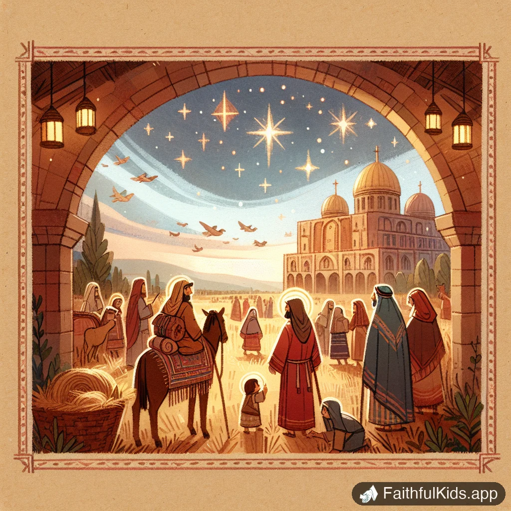 Illustration from The Cycle Begins for Kids: Bible Story Explained Simply