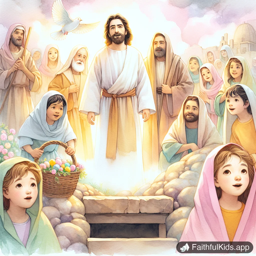 Illustration from The Empty Tomb for Kids: Bible Story Explained Simply