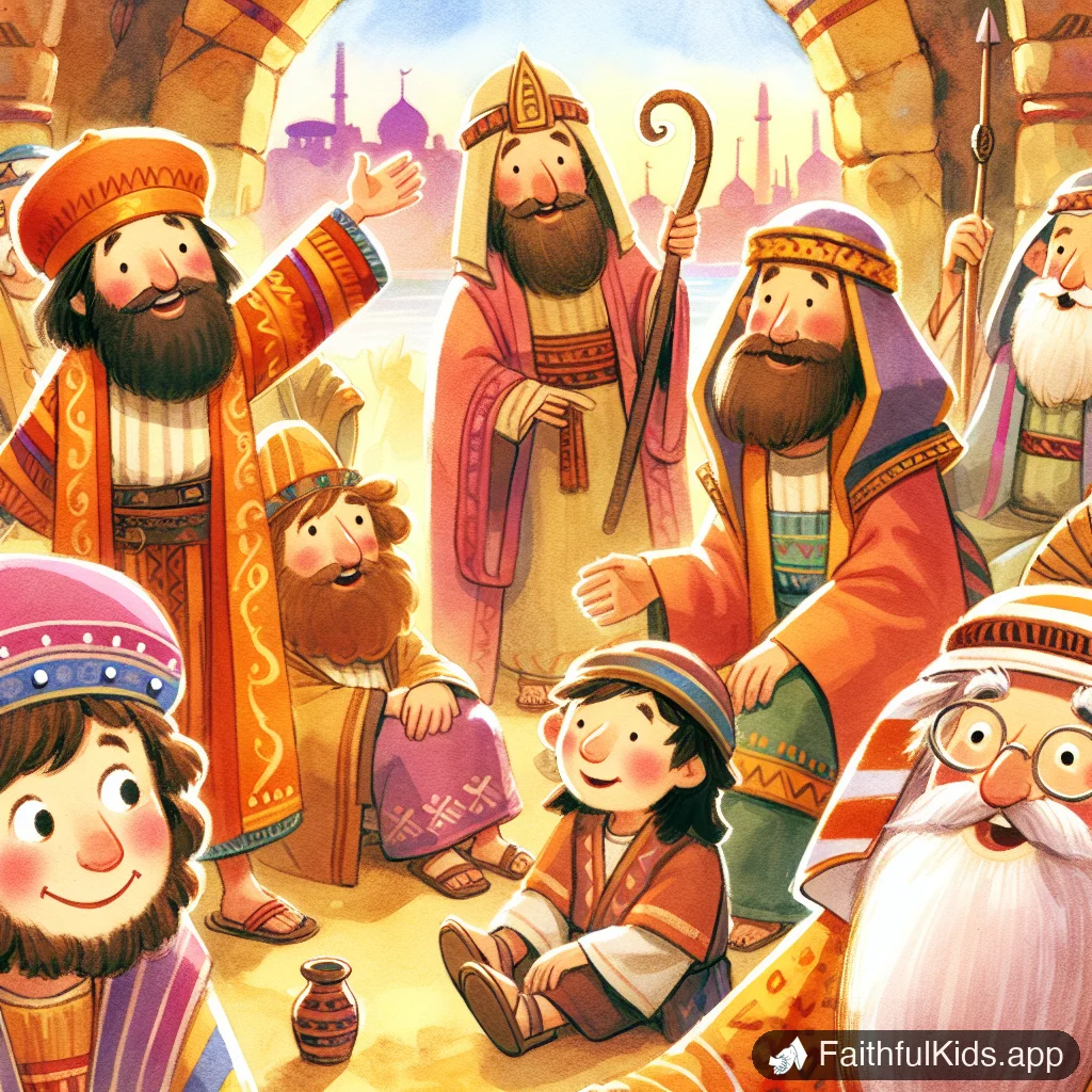 Illustration from The Fall of King Saul for Kids: Bible Story Explained Simply