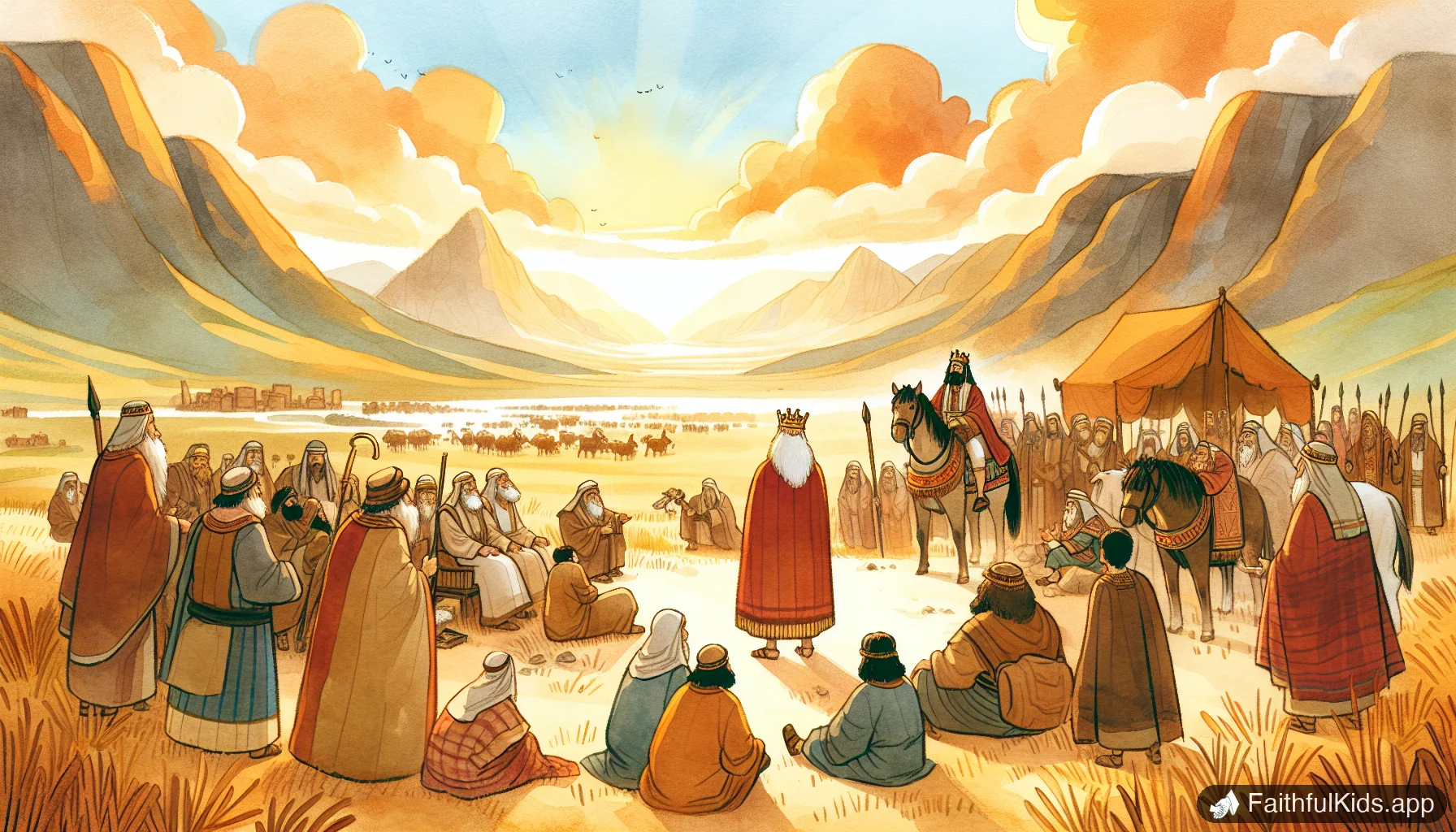The Fall of King Saul for Kids: Bible Story Explained Simply