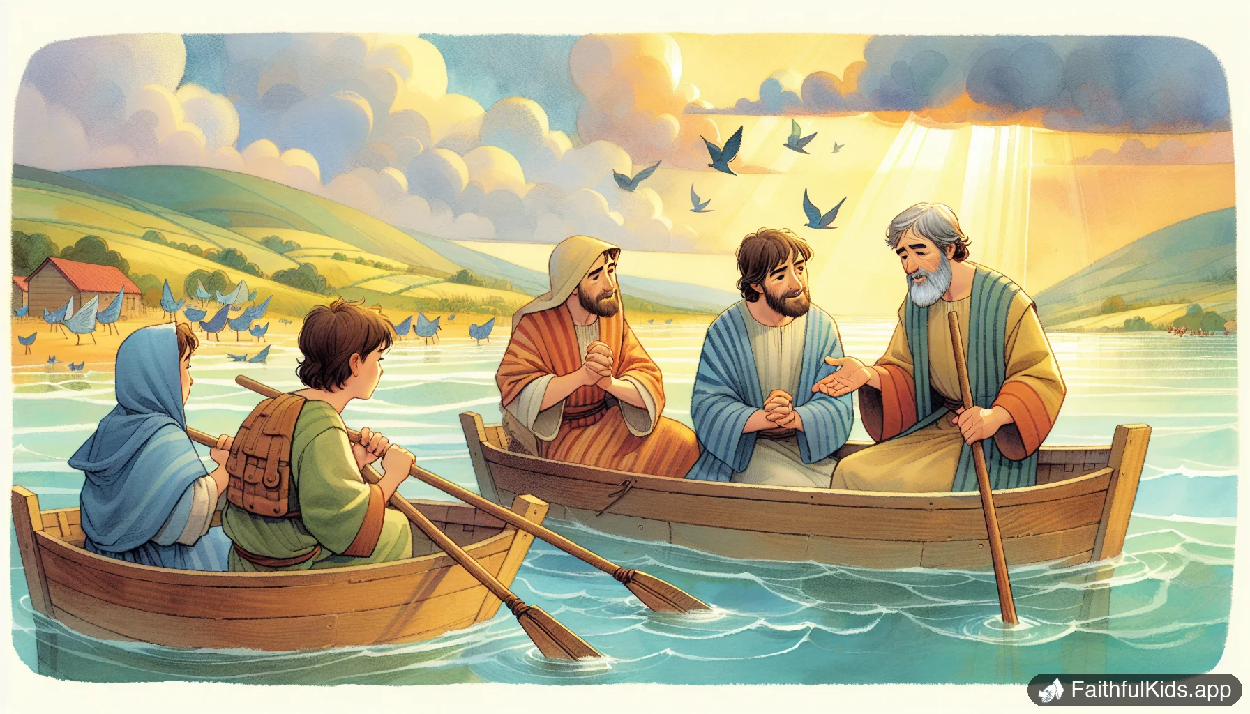 The Four Fishermen for Kids: Bible Story Explained Simply