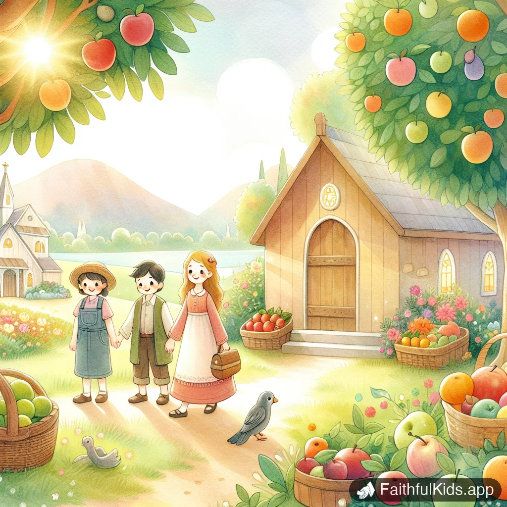 Illustration from The Fruit of the Spirit for Kids: Bible Story Explained Simply