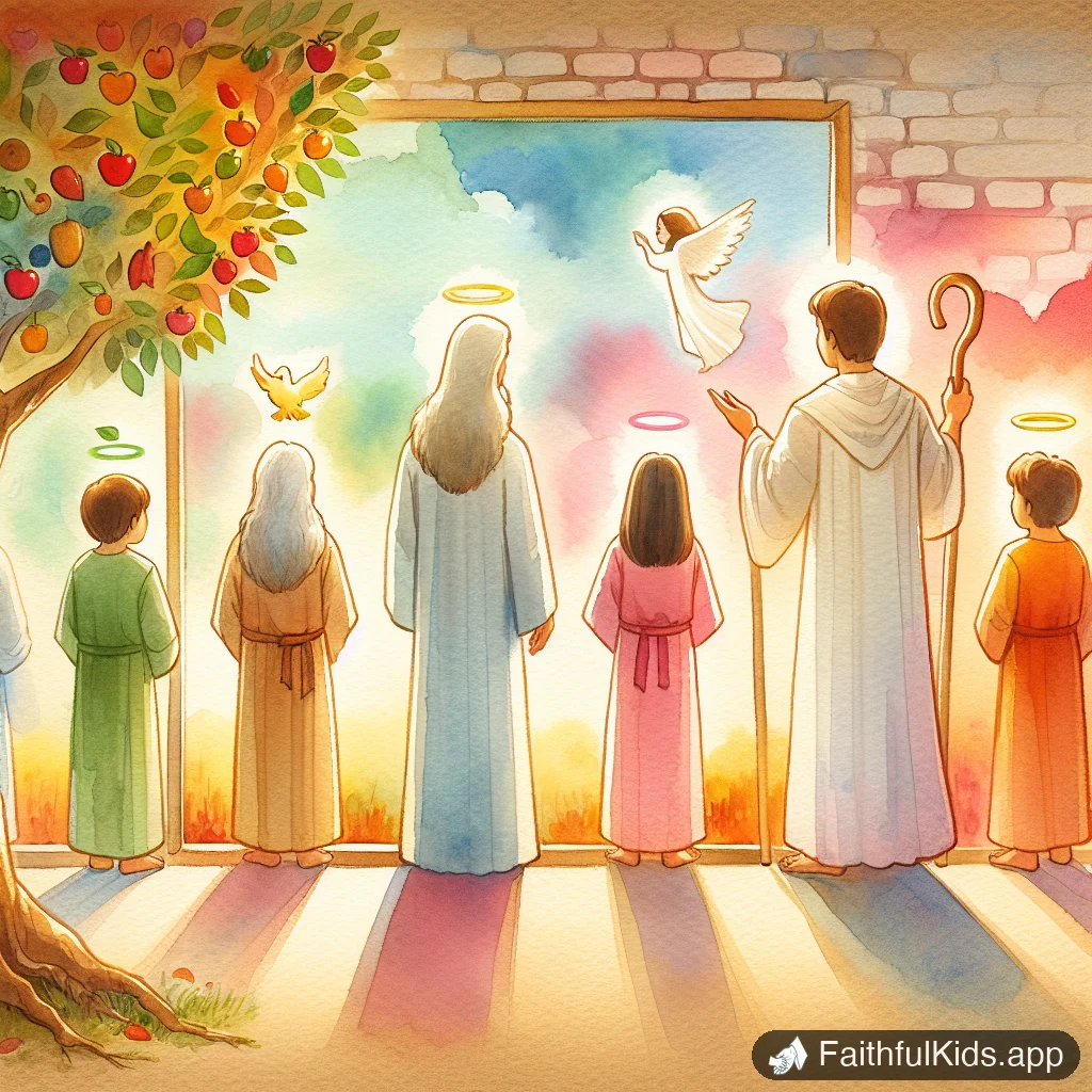 The Fruit of the Spirit for Kids: Bible Story Explained Simply - Key Moment Illustration