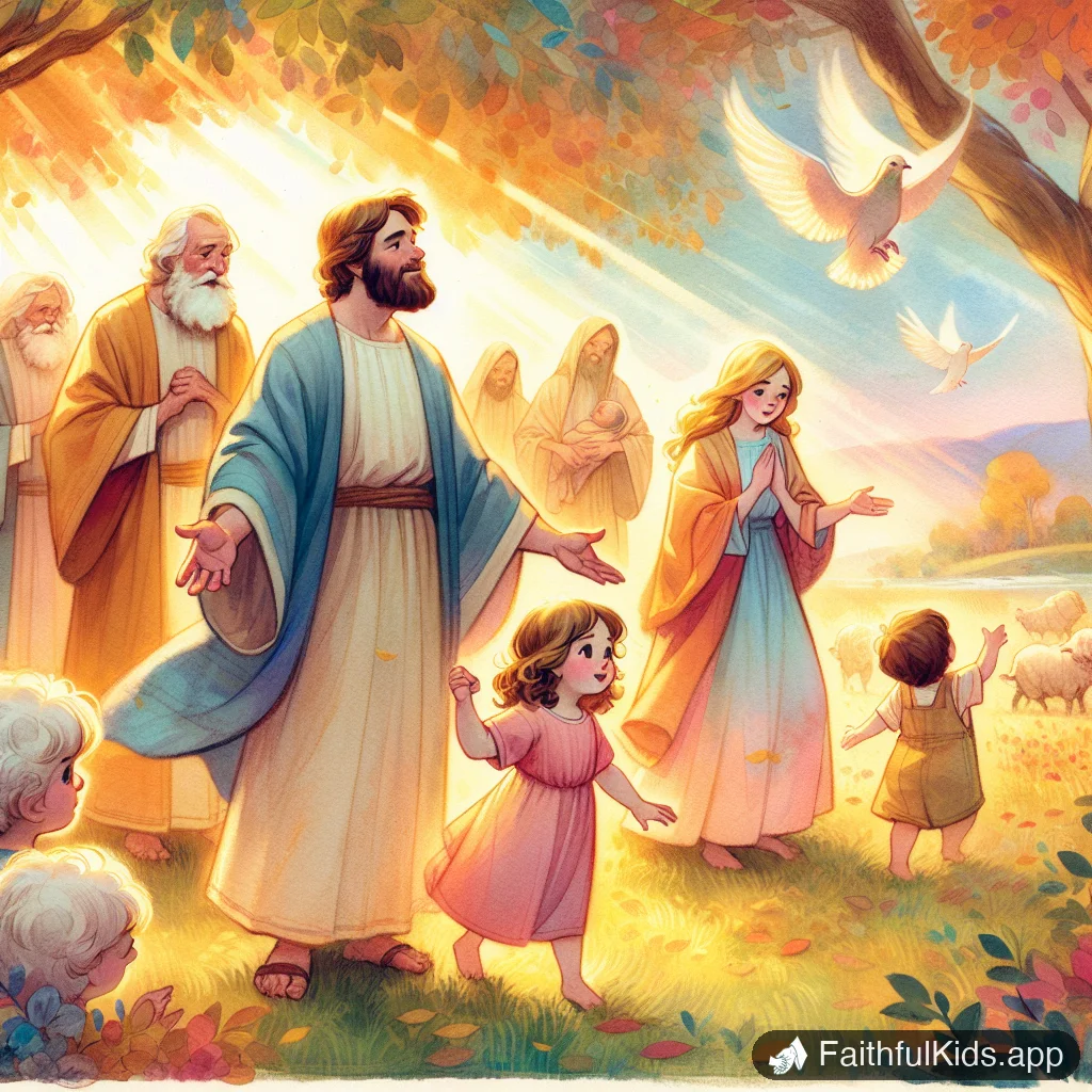 The Garden and the Fall for Kids: Bible Story Explained Simply - Key Moment Illustration