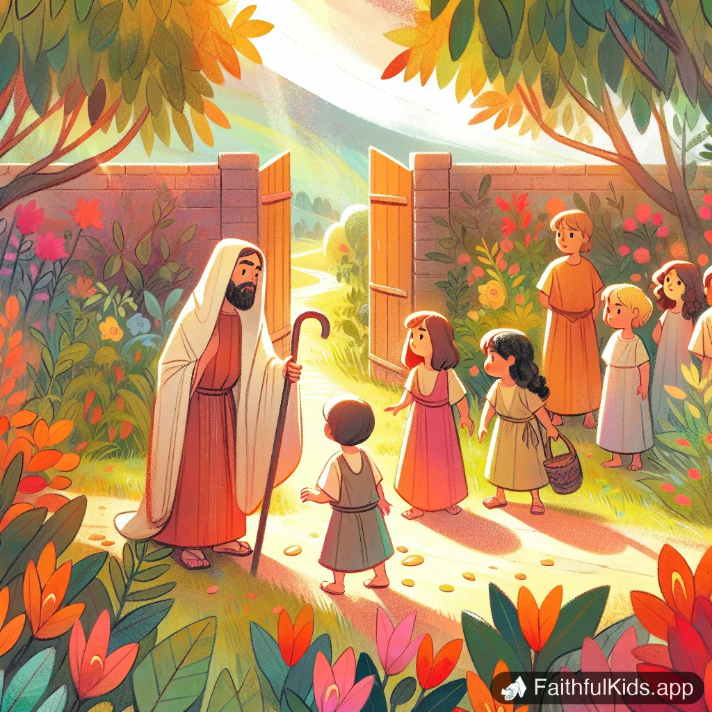 Illustration from The Garden of Gethsemane for Kids: Bible Story Explained Simply