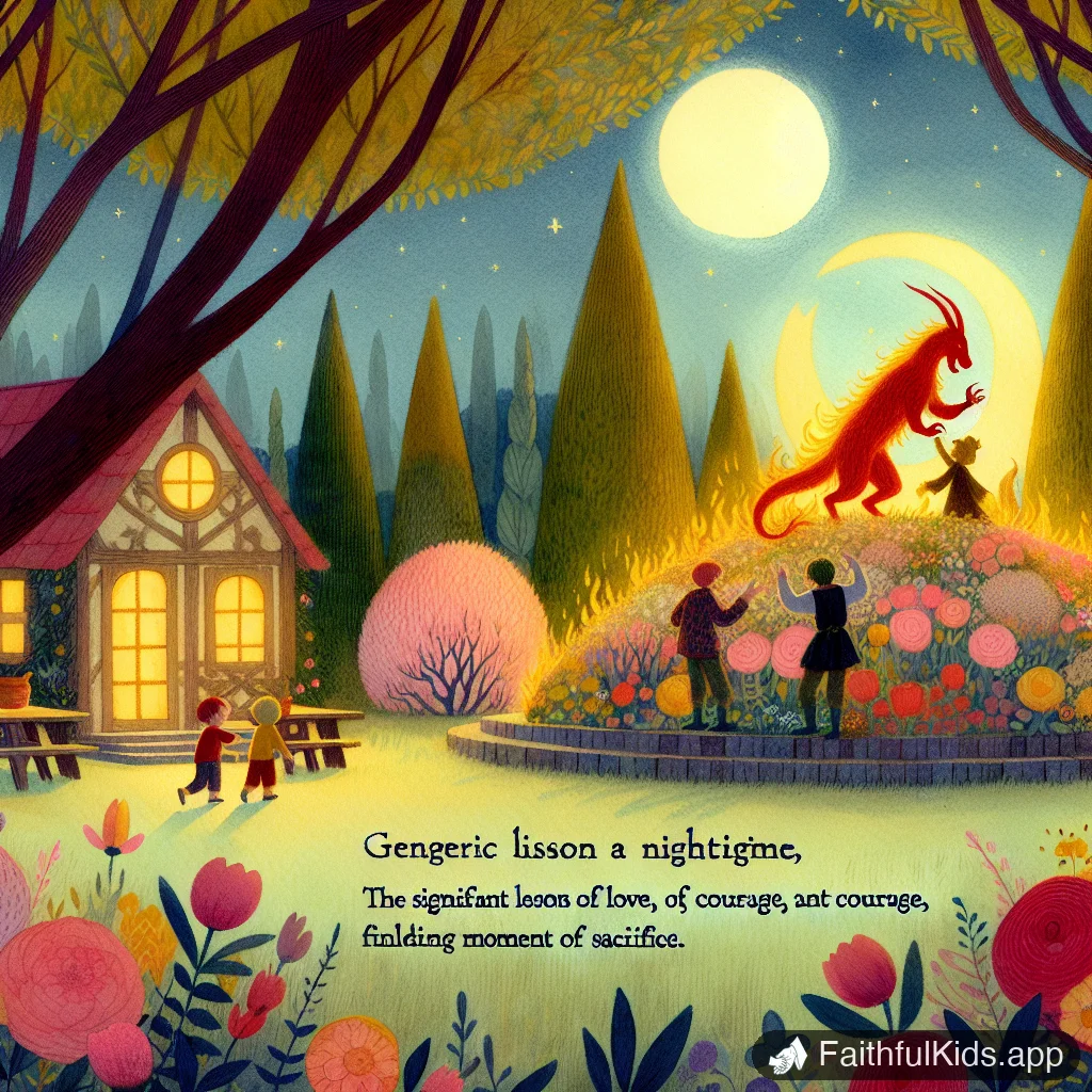 The Garden of Gethsemane for Kids: Bible Story Explained Simply - Key Moment Illustration