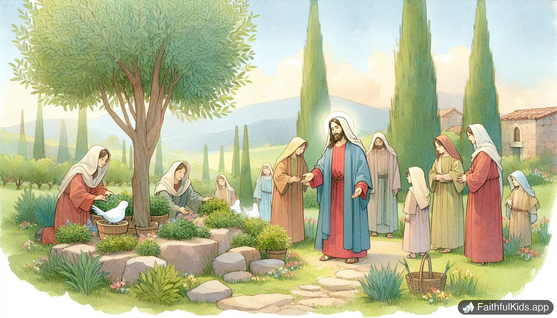 The Garden of Gethsemane for Kids: Bible Story Explained Simply