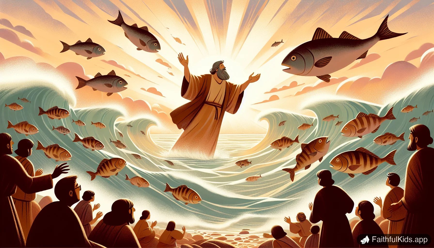 The Great Catch of Fish for Kids: Bible Story Explained Simply