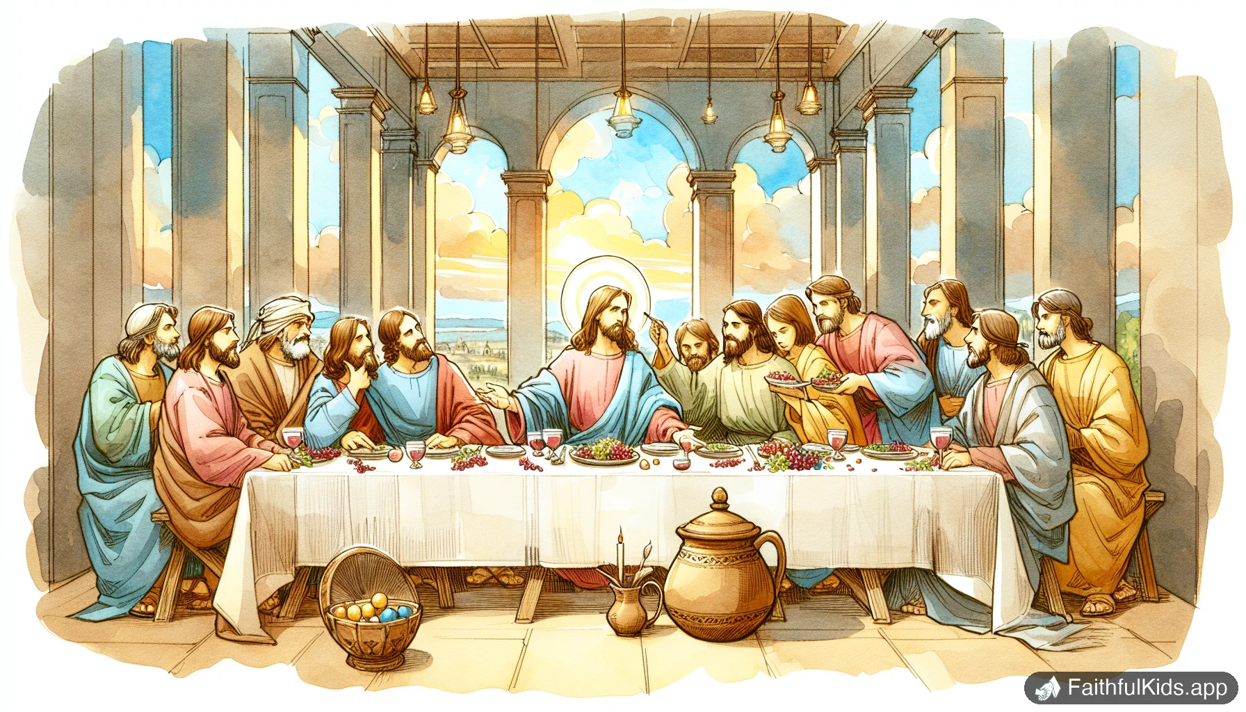 The Last Supper for Kids: Bible Story Explained Simply