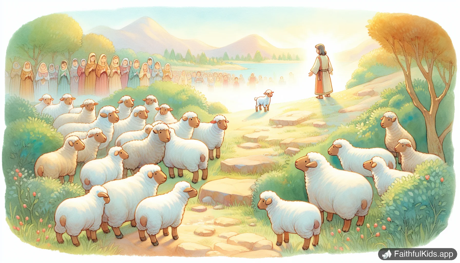 The Lost Sheep for Kids: Bible Story Explained Simply