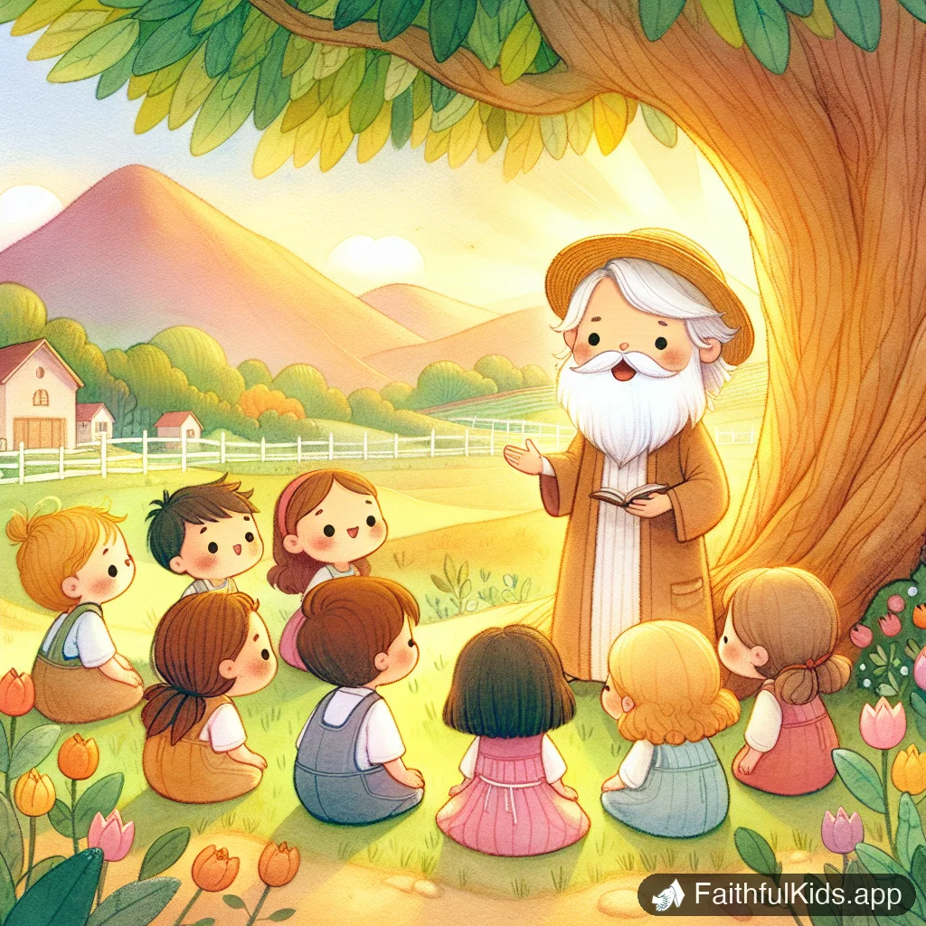 Illustration from The Mustard Seed for Kids: Bible Story Explained Simply