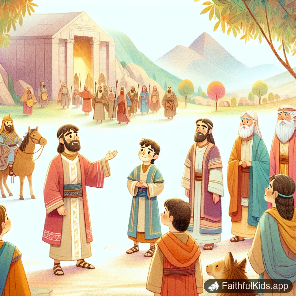 Illustration from The Northern Kingdom Falls for Kids: Bible Story Explained Simply
