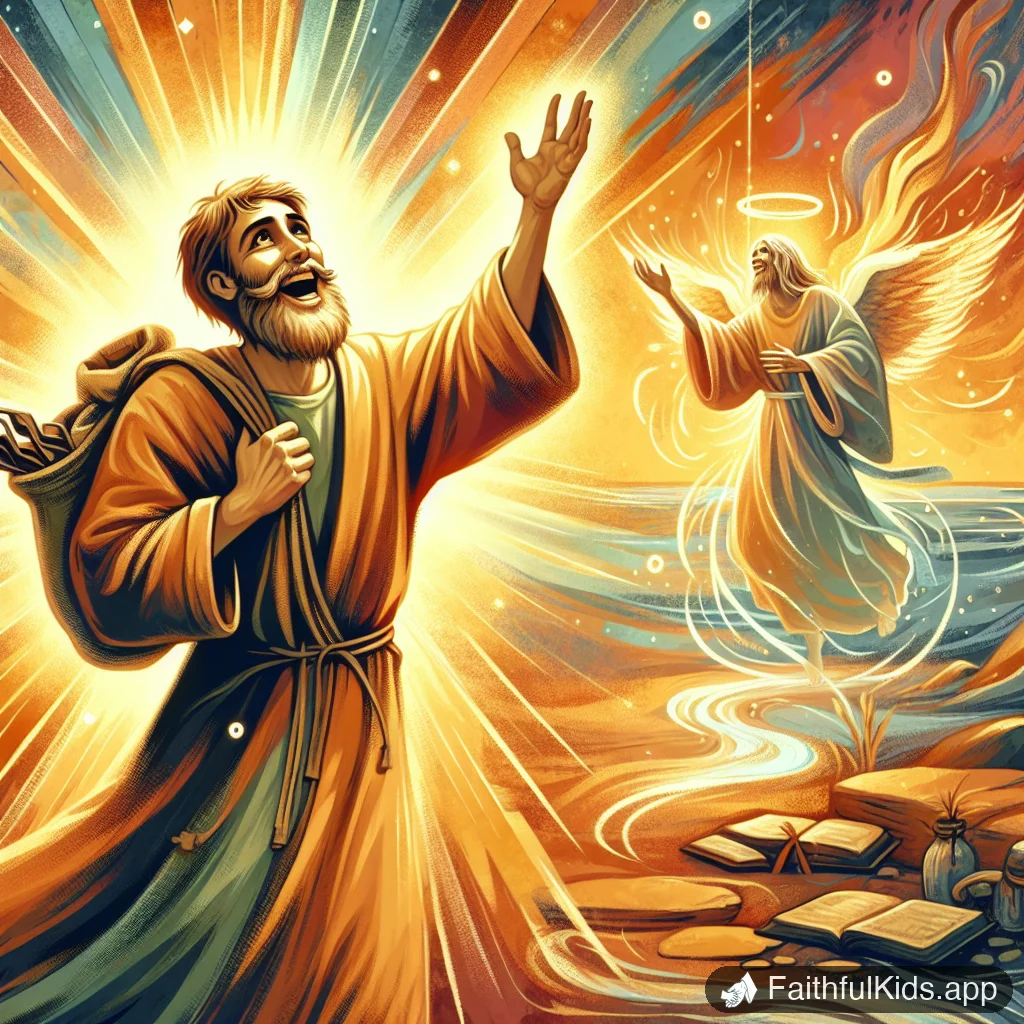 The Paralyzed Man for Kids: Bible Story Explained Simply - Key Moment Illustration