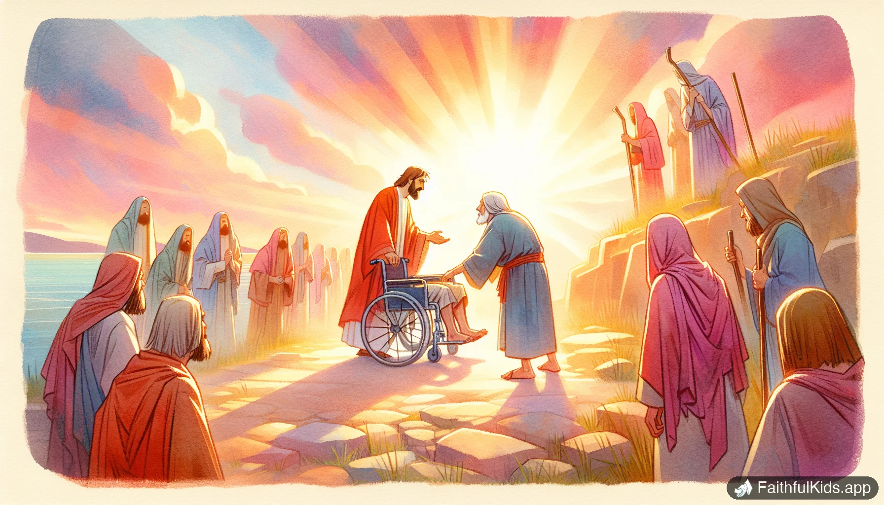 The Paralyzed Man for Kids: Bible Story Explained Simply