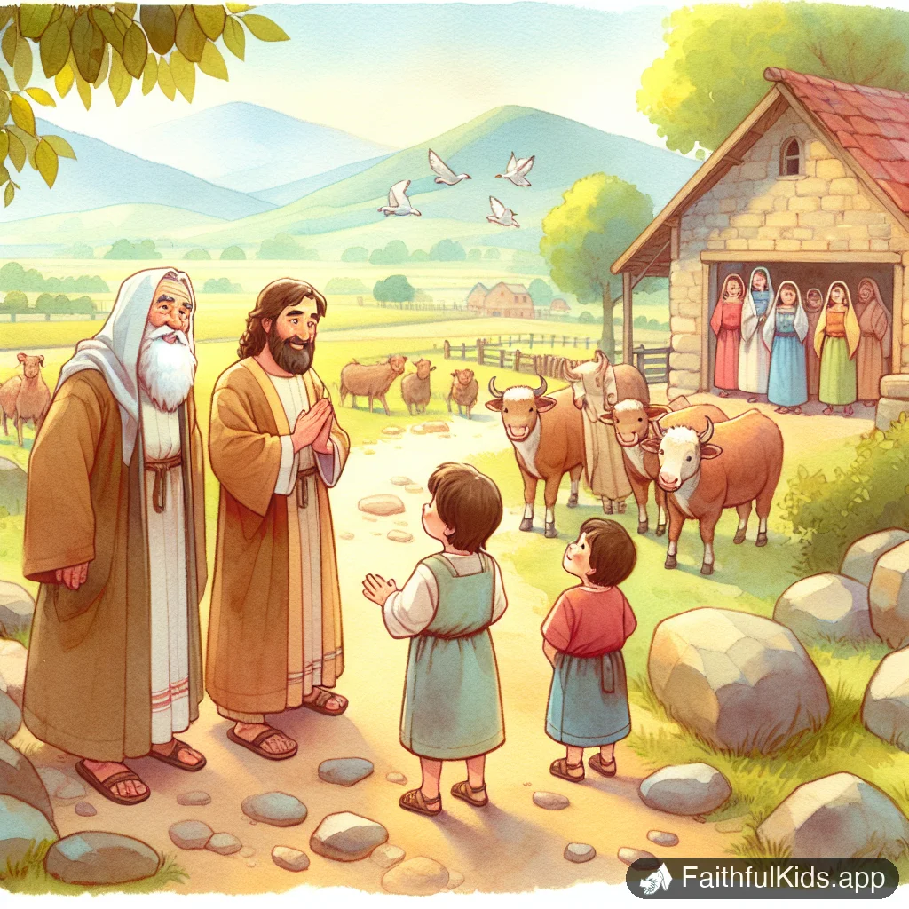 Illustration from The Prodigal Son for Kids: Bible Story Explained Simply