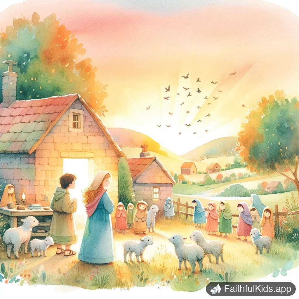 Illustration from The Still Small Voice for Kids: Bible Story Explained Simply