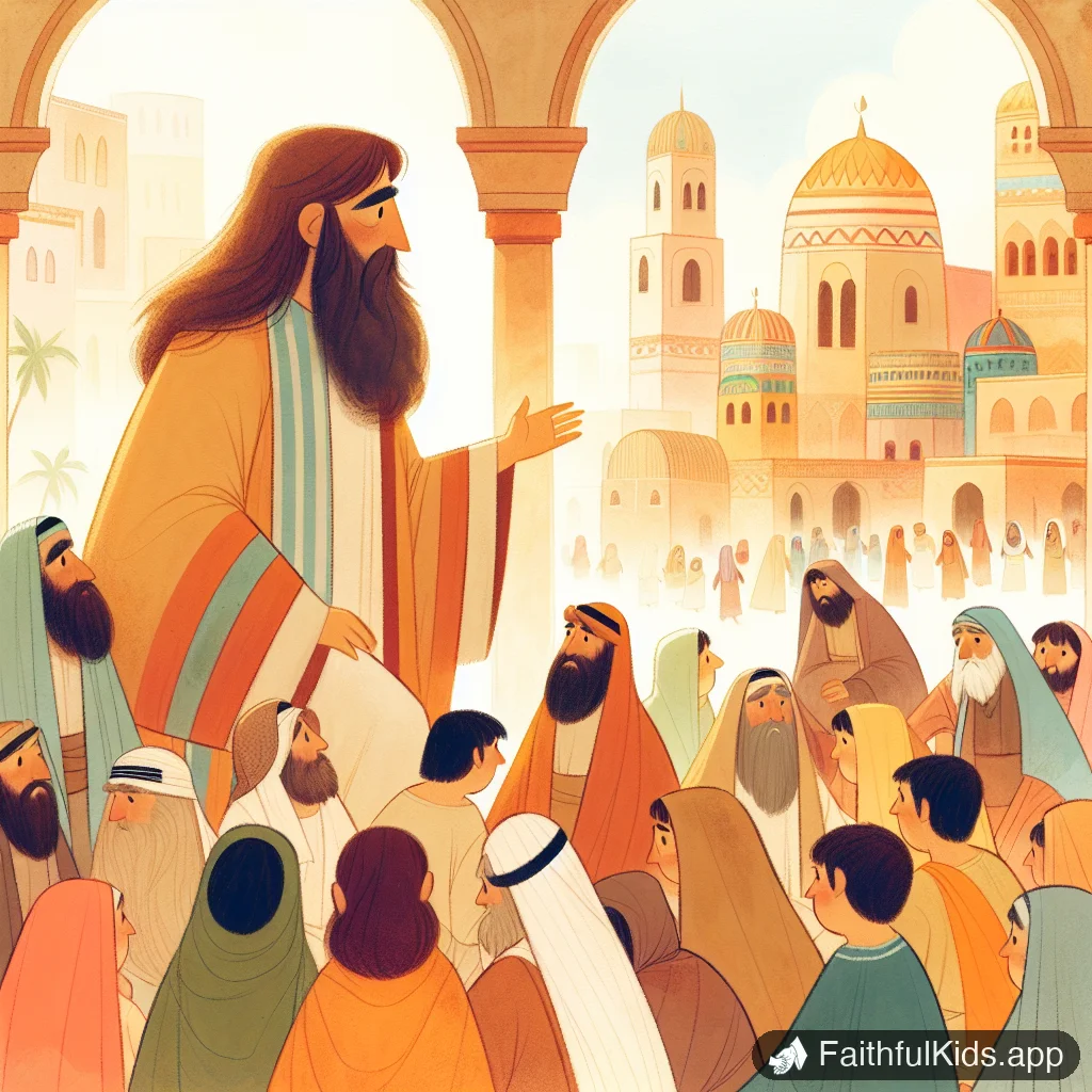 Illustration from The Ten Plagues for Kids: Bible Story Explained Simply