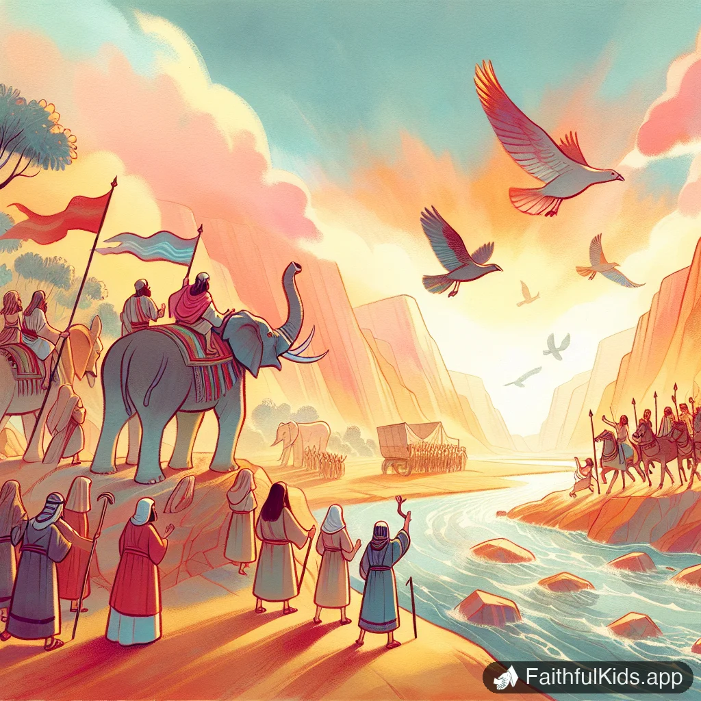 The Ten Plagues for Kids: Bible Story Explained Simply - Key Moment Illustration