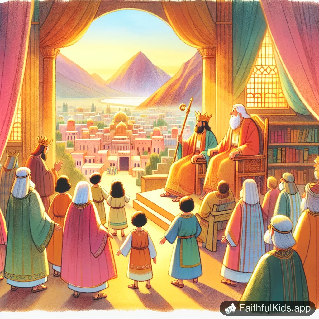 Illustration from The Throne Room for Kids: Bible Story Explained Simply