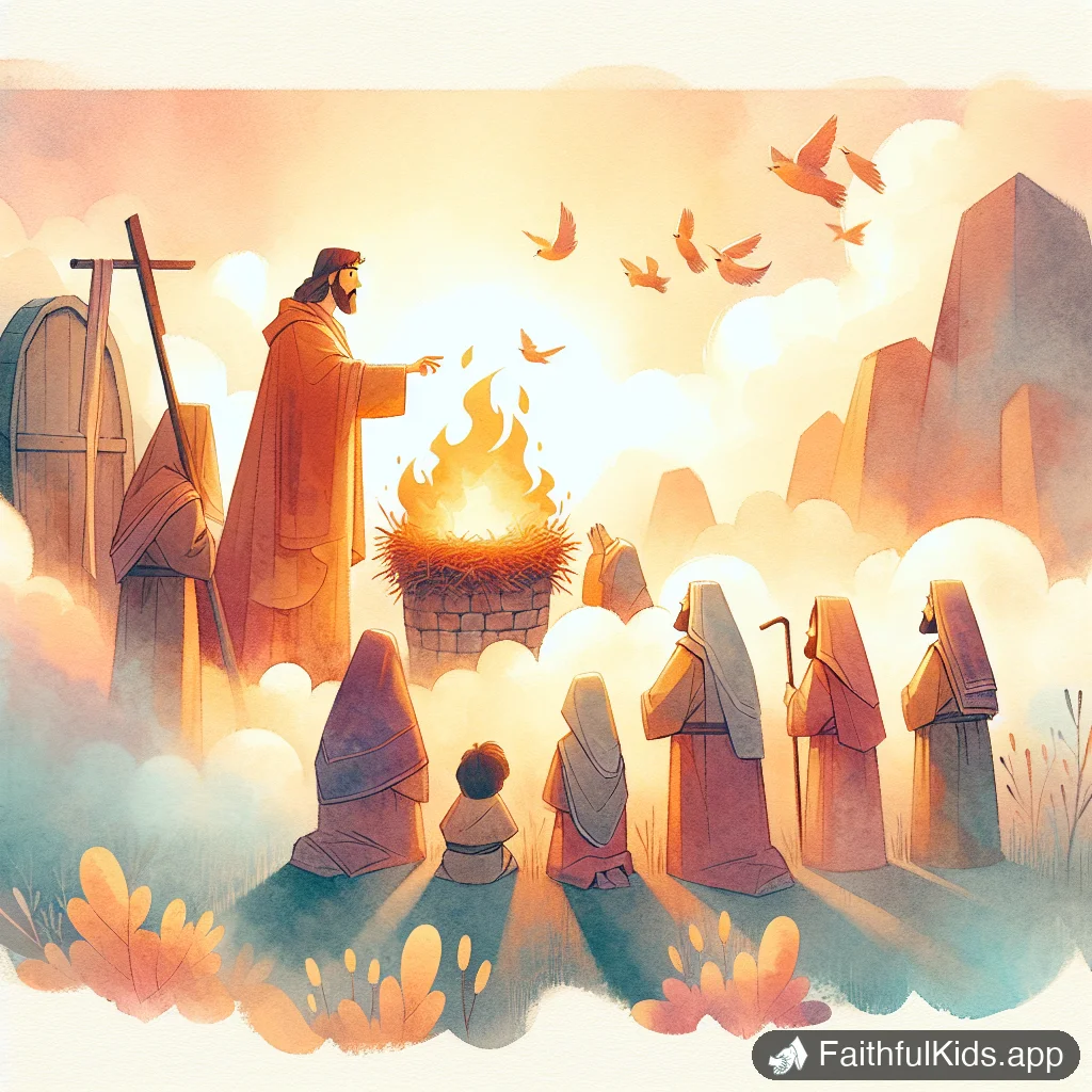 The Trial for Kids: Bible Story Explained Simply - Key Moment Illustration