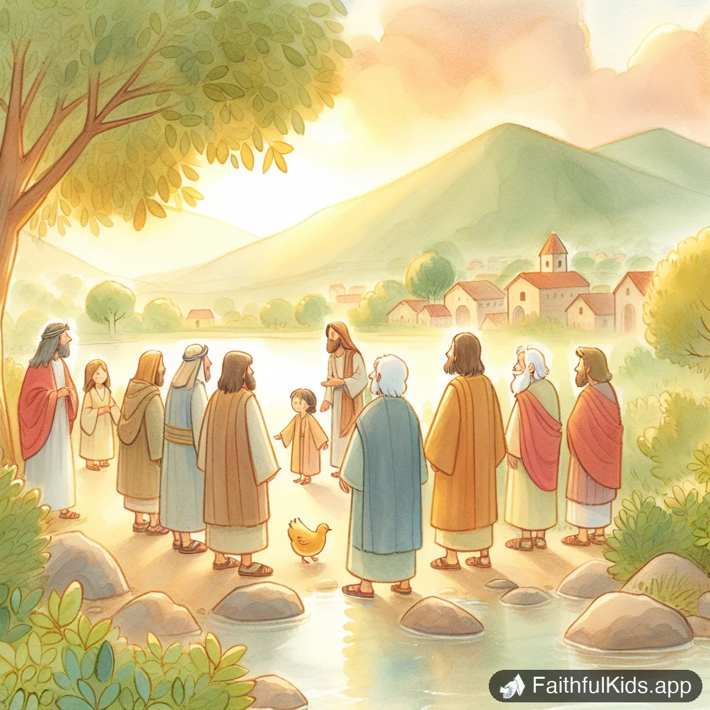 Illustration from The Twelve Apostles for Kids: Bible Story Explained Simply