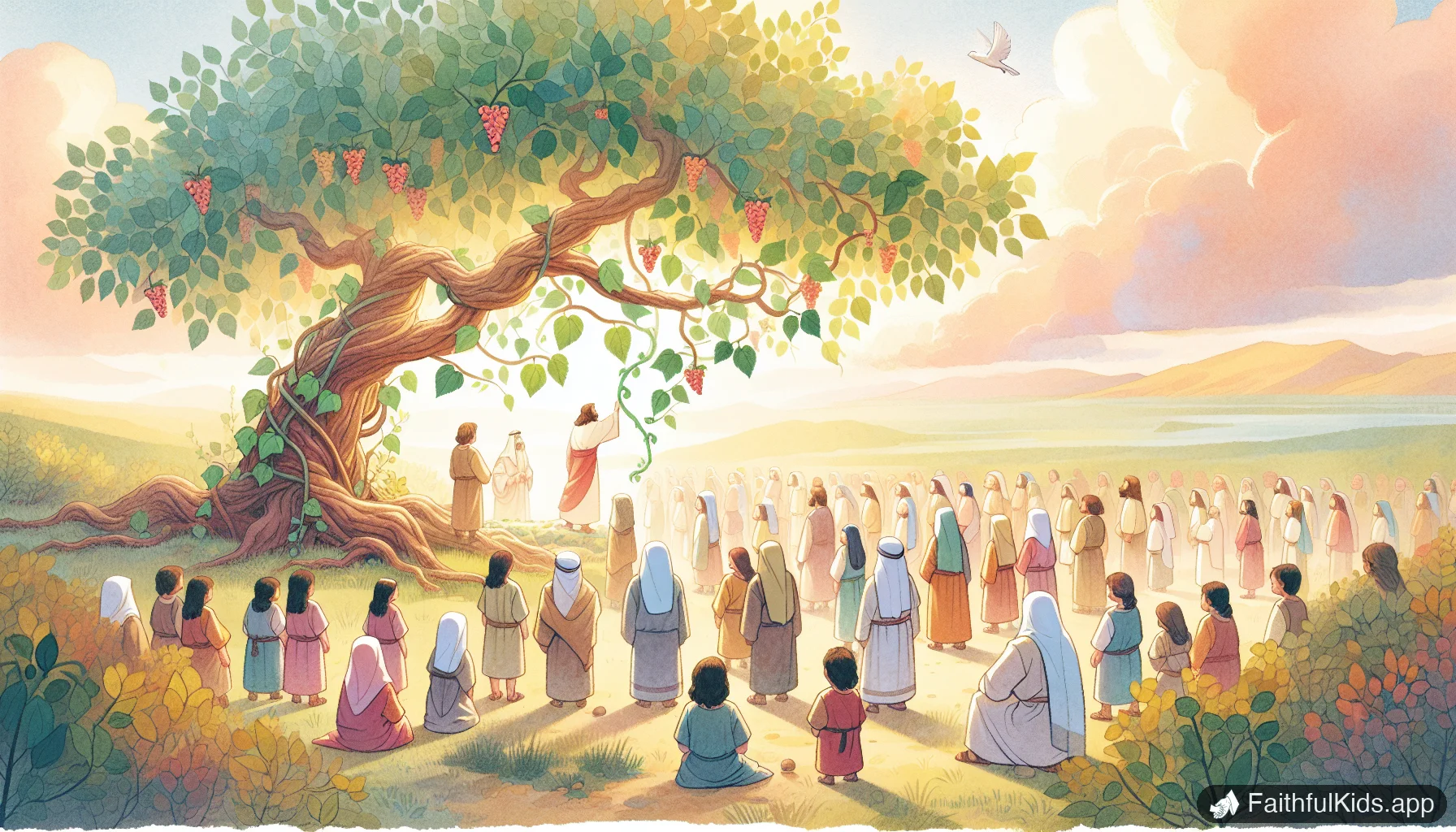 The Vine and the Branches for Kids: Bible Story Explained Simply