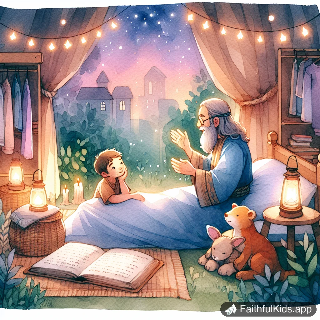 Illustration from The Withered Hand for Kids: Bible Story Explained Simply