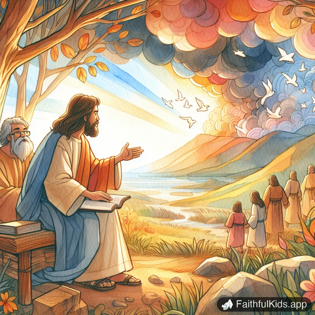 The Withered Hand for Kids: Bible Story Explained Simply - Key Moment Illustration