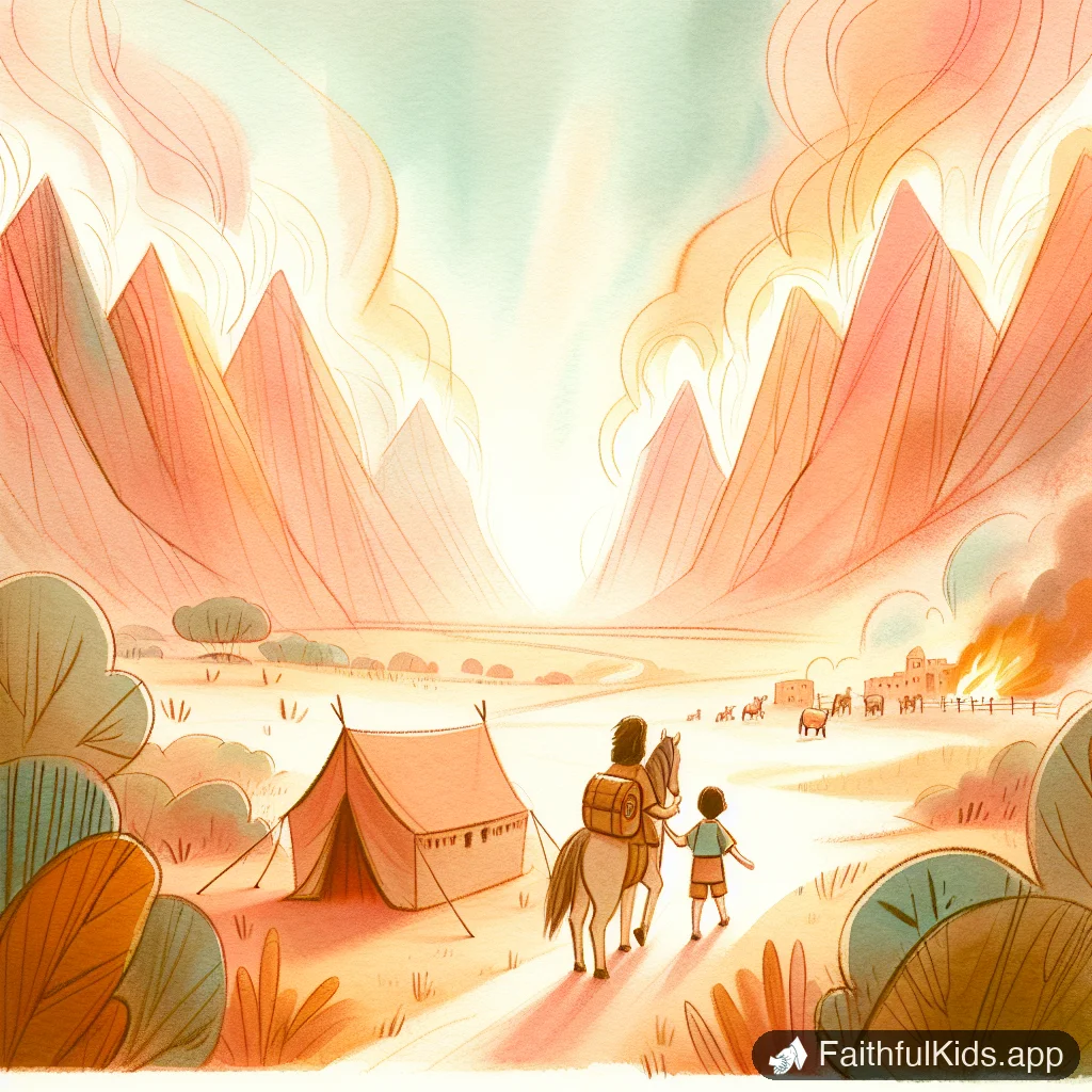 Valley of Dry Bones for Kids: Bible Story Explained Simply - Key Moment Illustration