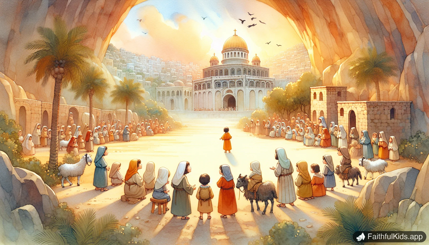 Waiting in Jerusalem for Kids: Bible Story Explained Simply