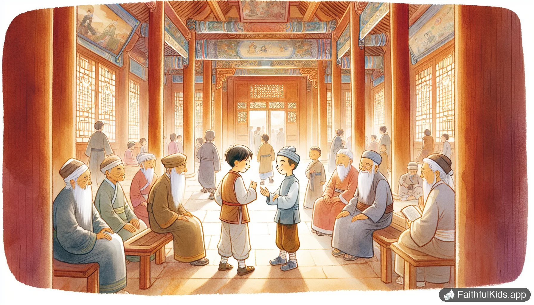 Young Jesus in the Temple for Kids: Bible Story Explained Simply