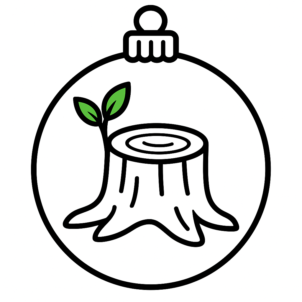 The Stump of Jesse — printable Jesse Tree ornament to color (Isaiah 11:1-5)